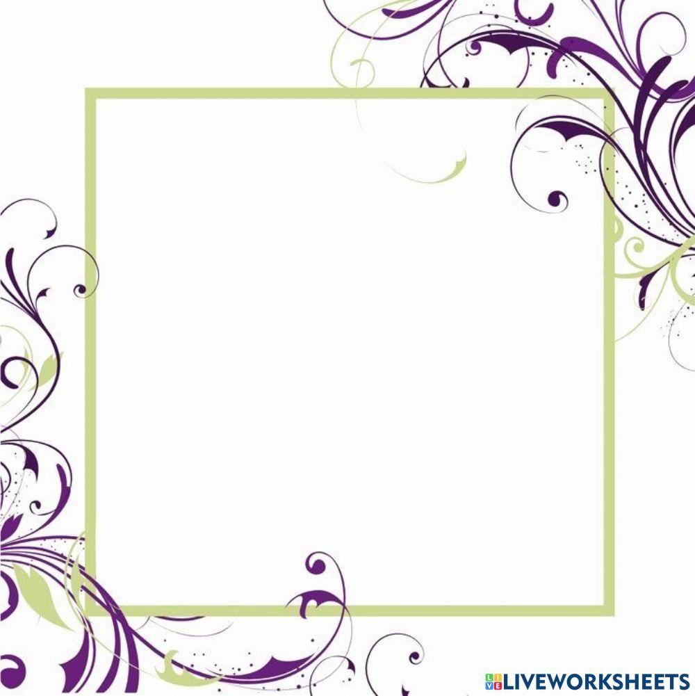 Invitation Lay Out