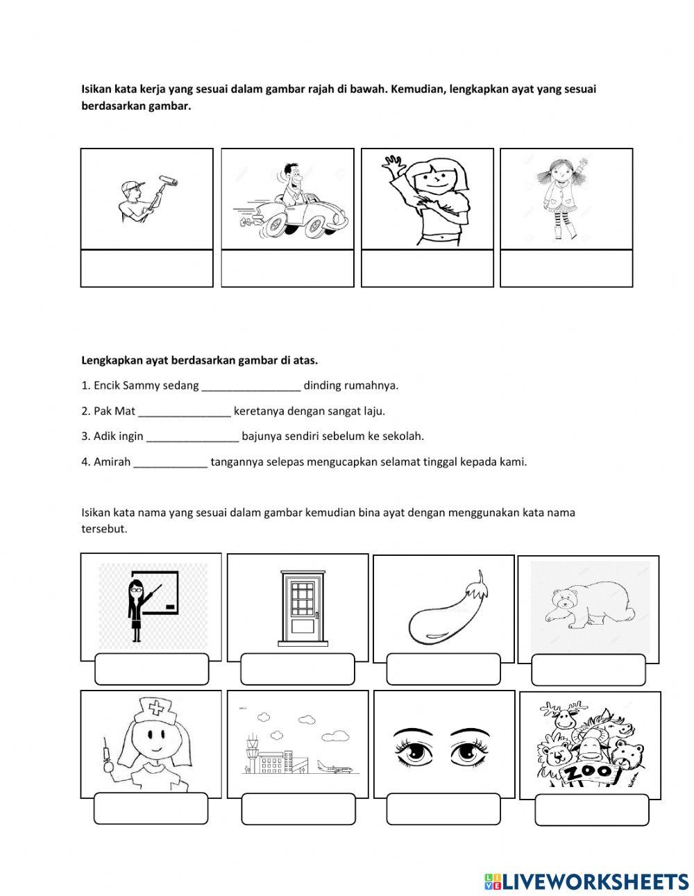 Latihan golongan kata