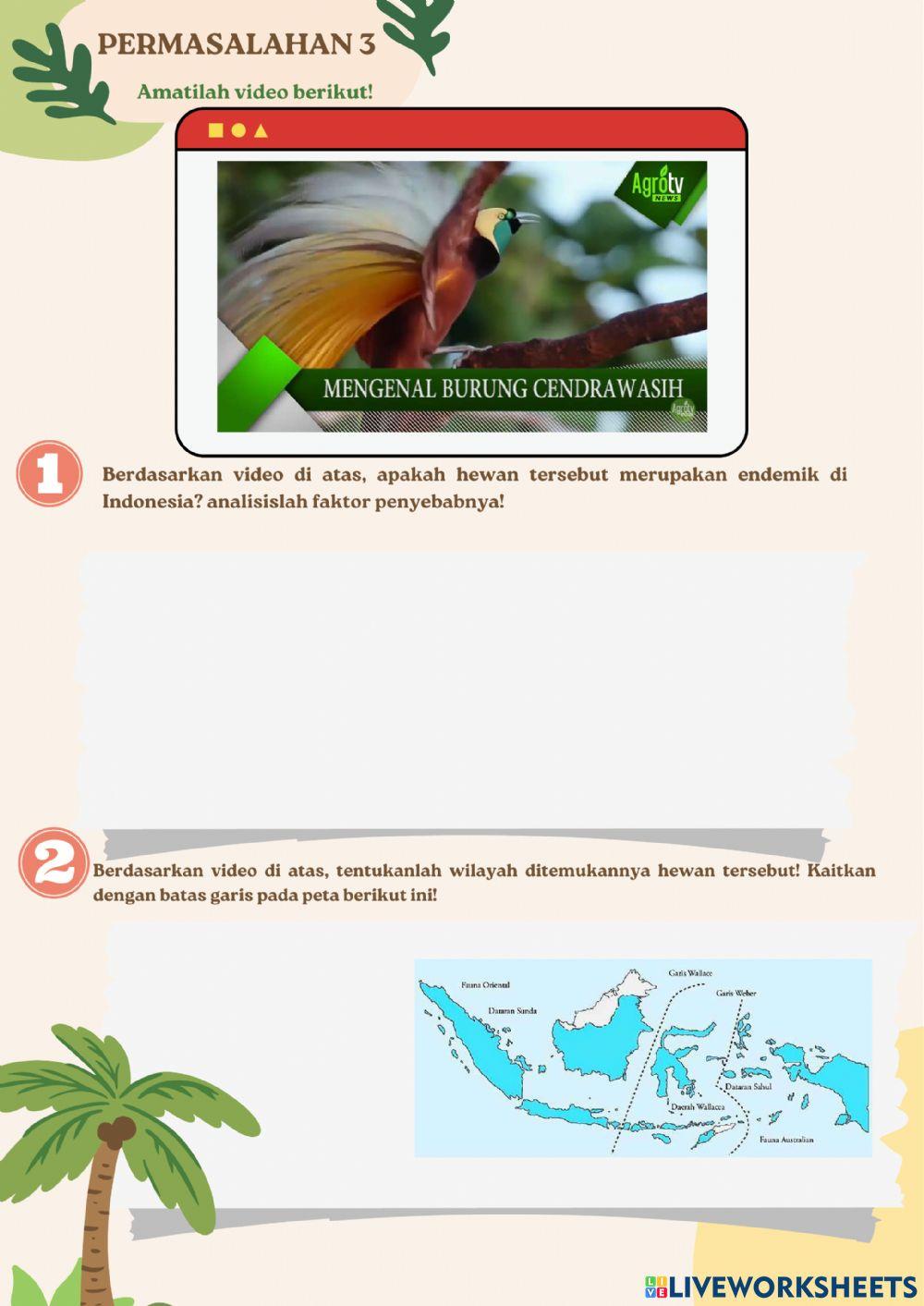 Lkpd penyebaran fauna di indonesia