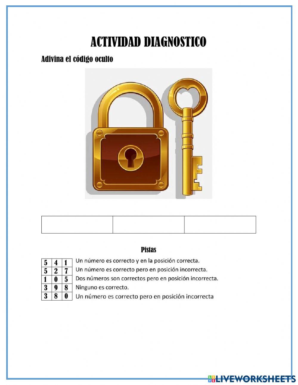 Actividad de diagnostico Logica