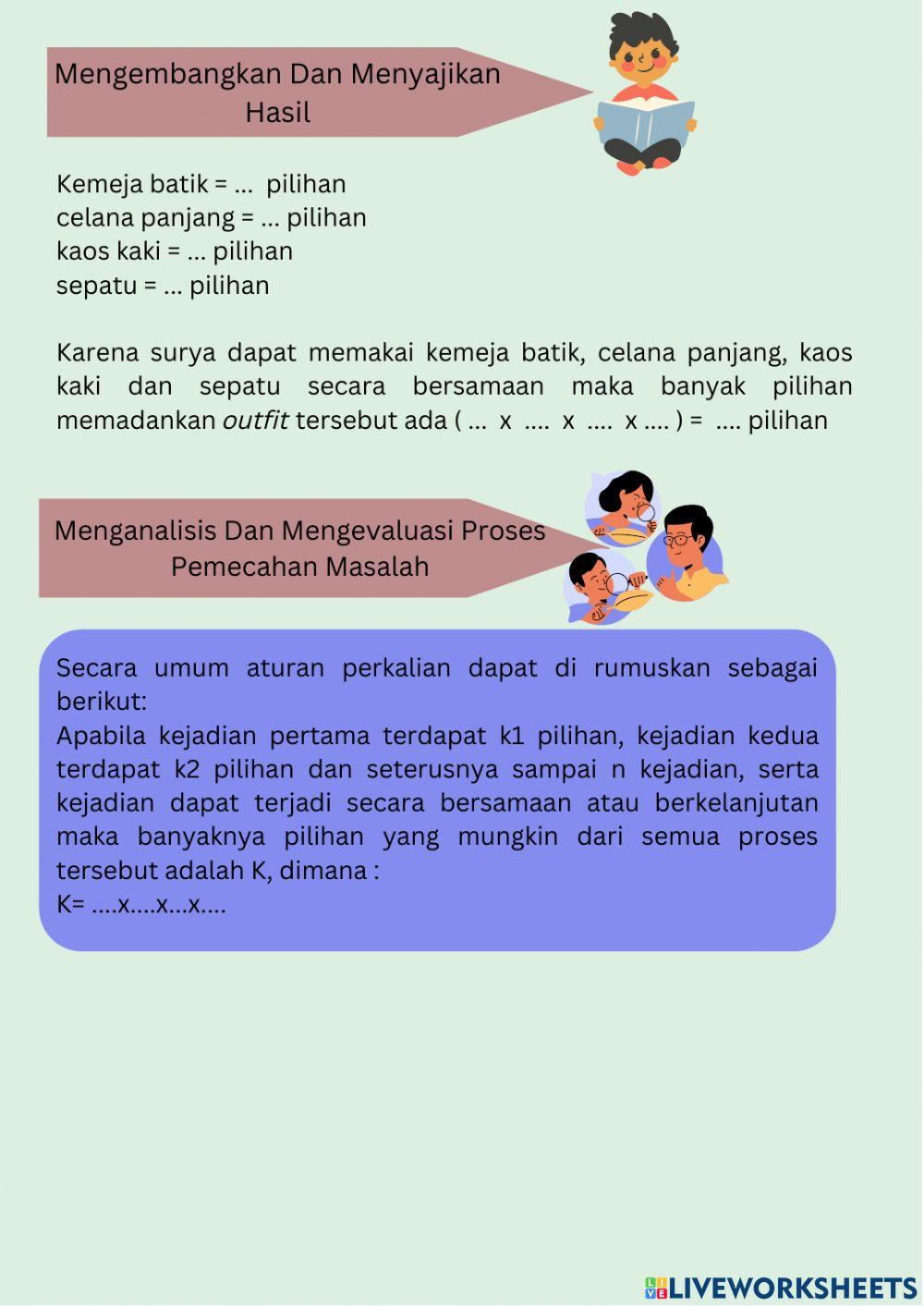 Aturan penjumlahan dan aturan perkalian