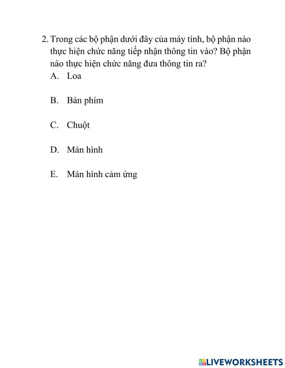 Luyện tập bài 3- Người bạn mới