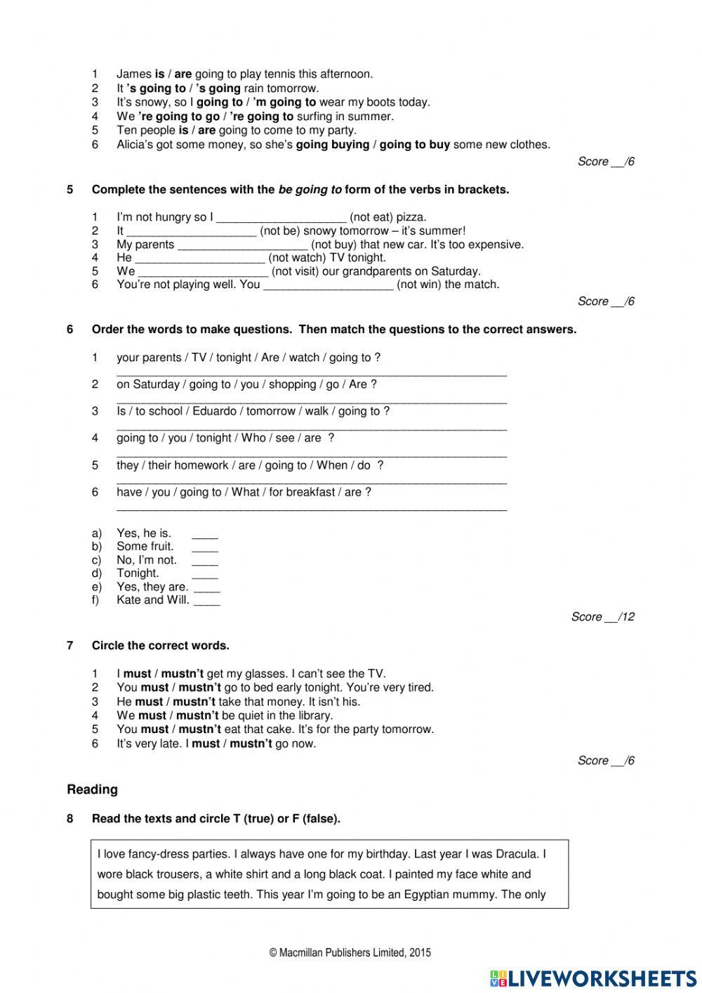 All clear 1 unit9 test basic