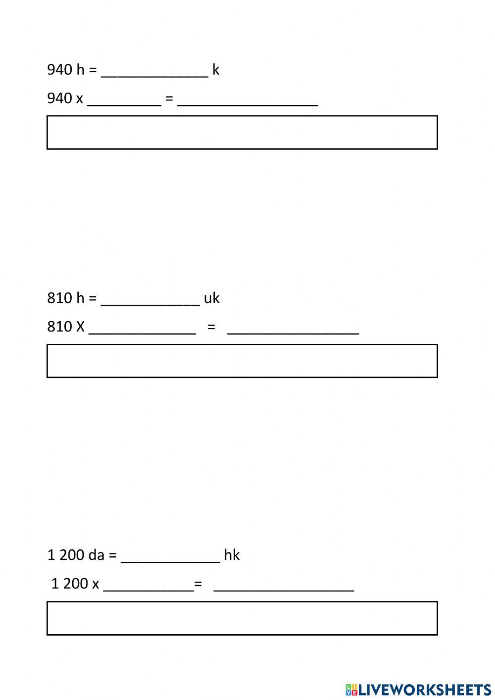 Sistema di numerazione: uguaglianze