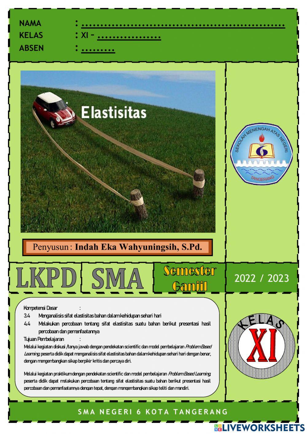 Sifat elastisitas bahan