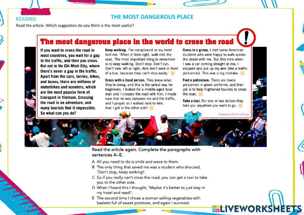 The most dangerous place