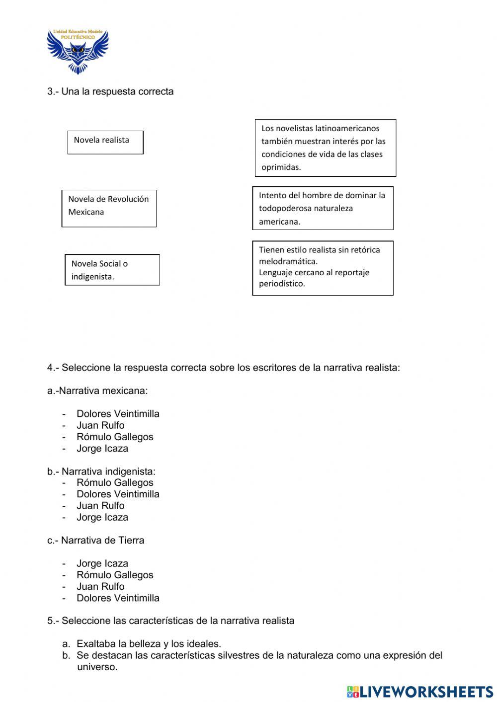 Narrativa Realista - Estrategias metacognitivas