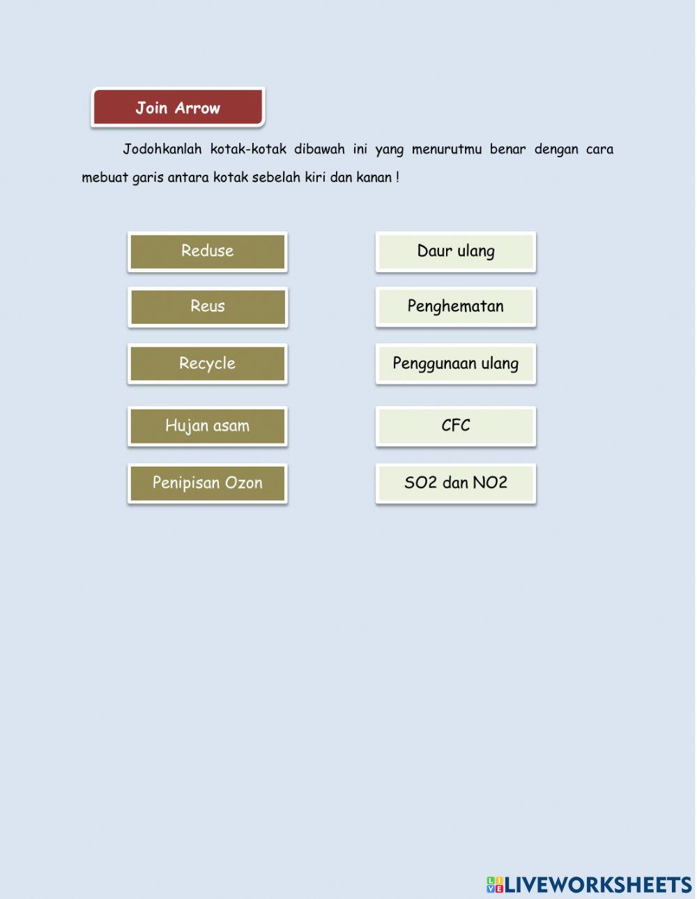 Soal evaluasi pencemaran lingkungan