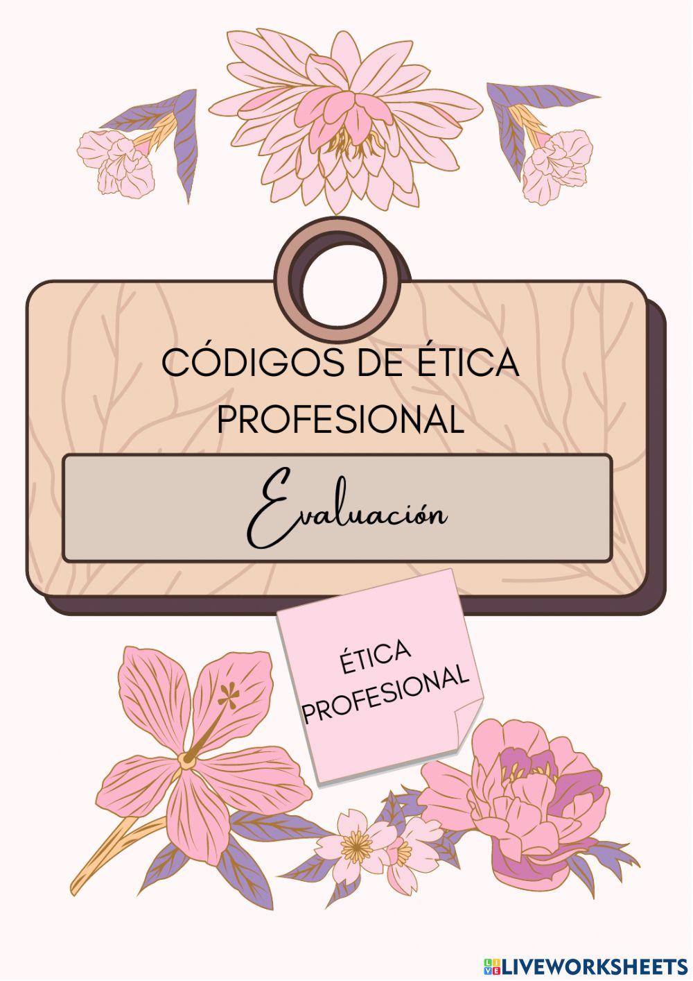 Códigos de ética profesional