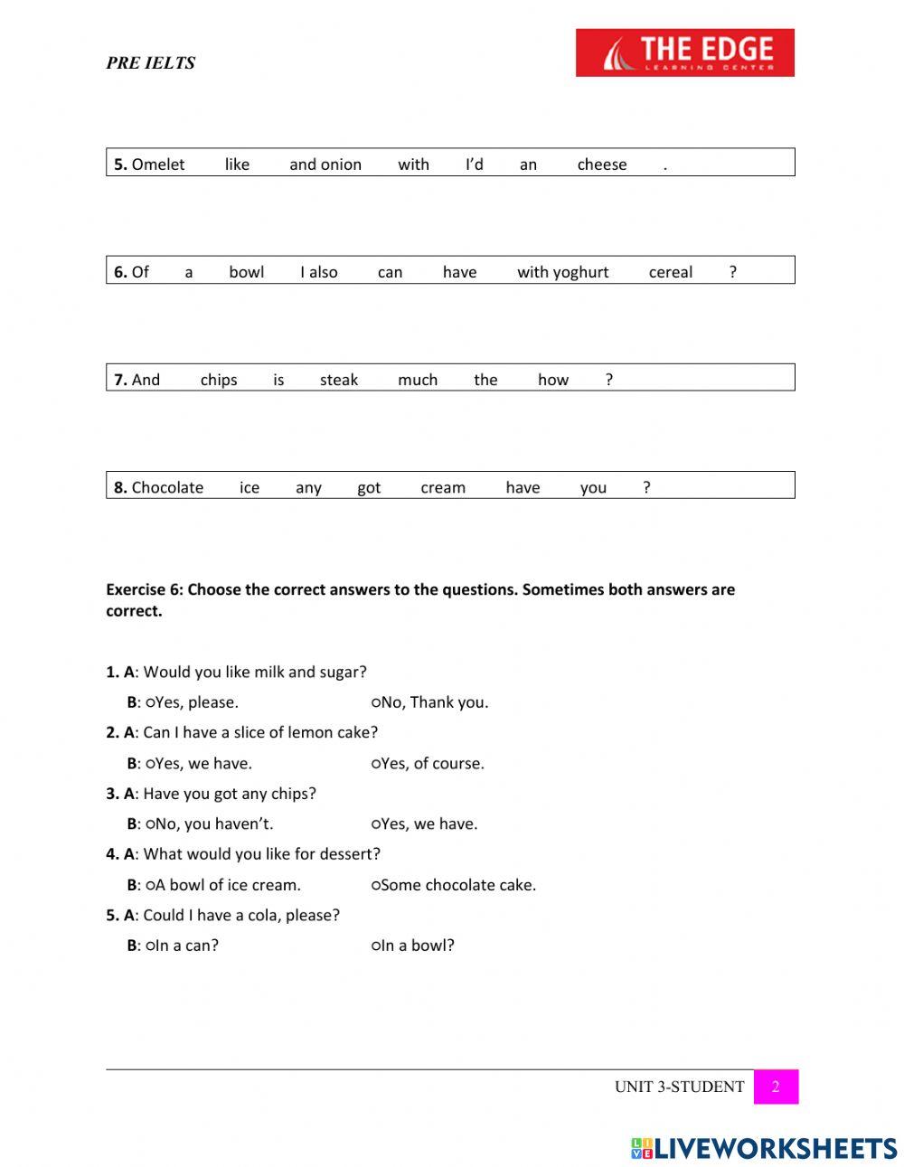 Mindset for ielts foundation -unit 3- language building 2