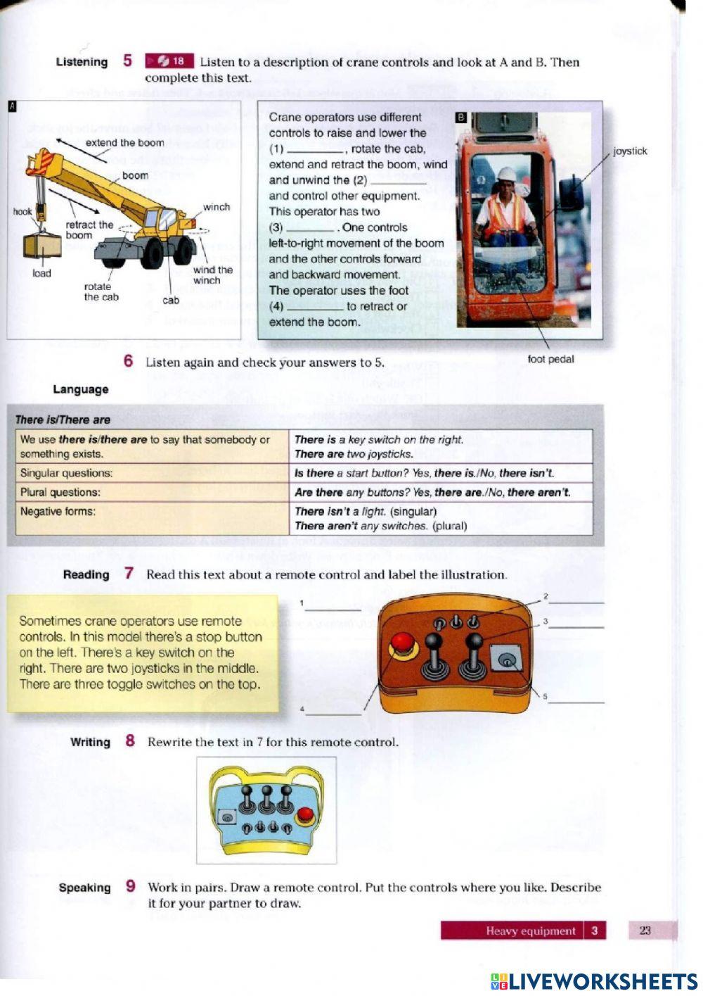 Unit 3 English for construction p 23