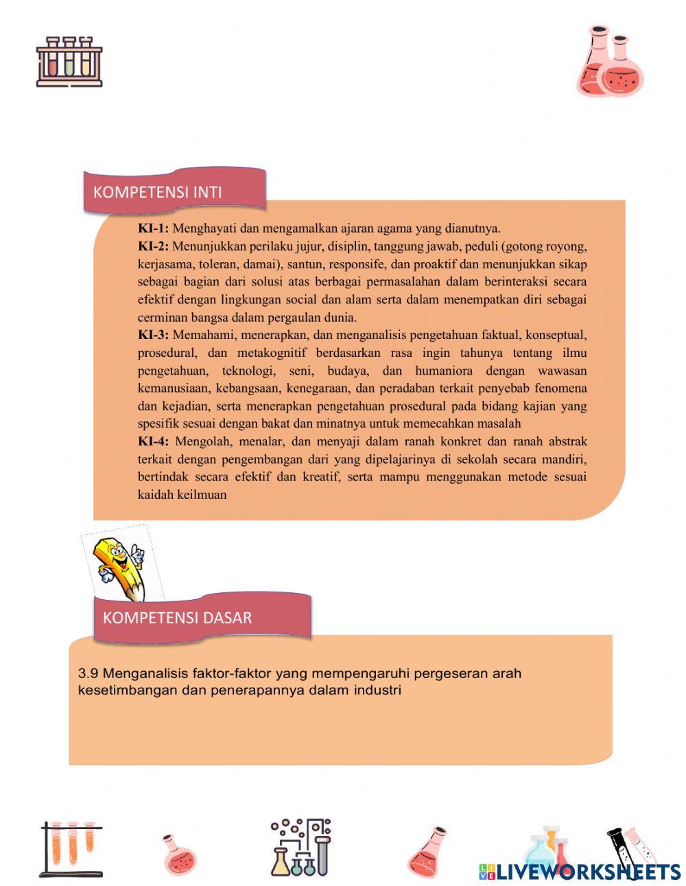 Pergeseran kesetimbangan