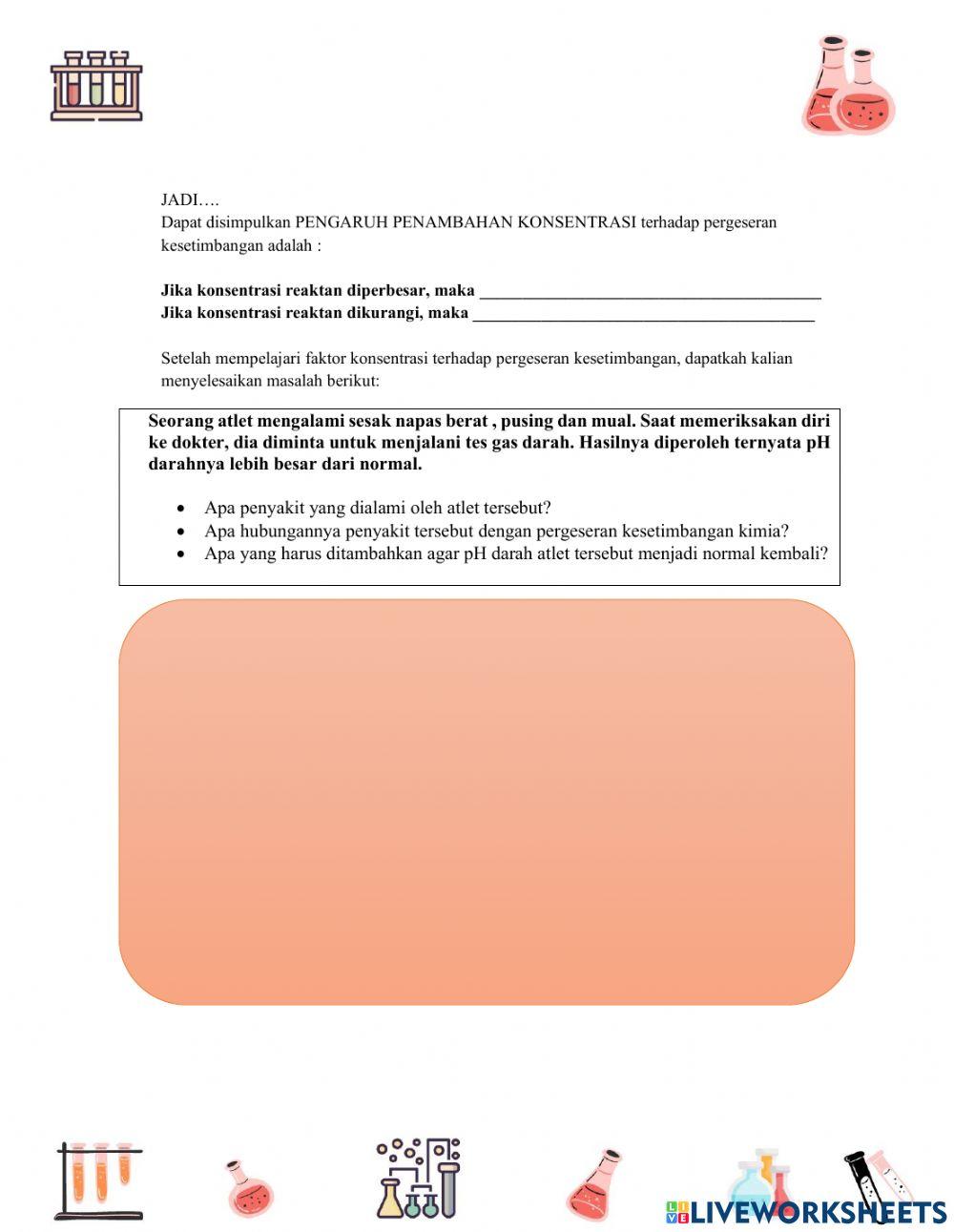 Pergeseran kesetimbangan