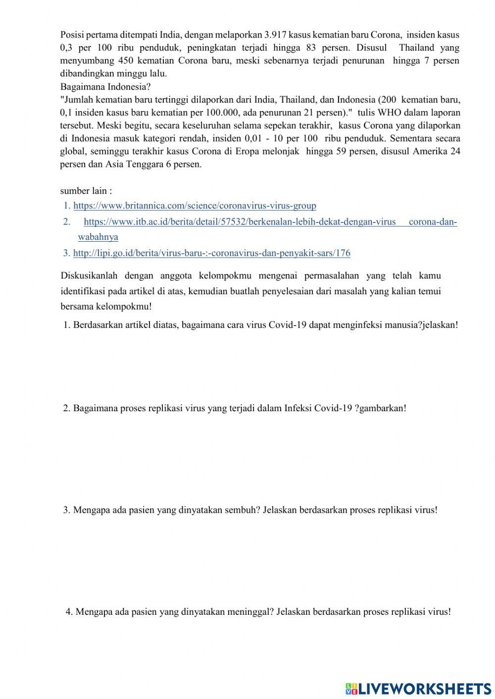 LKPD Replikasi virus