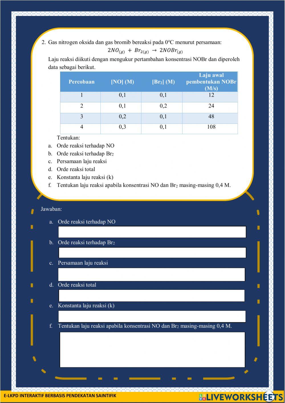 Pertemuan 4 Laju Reaksi