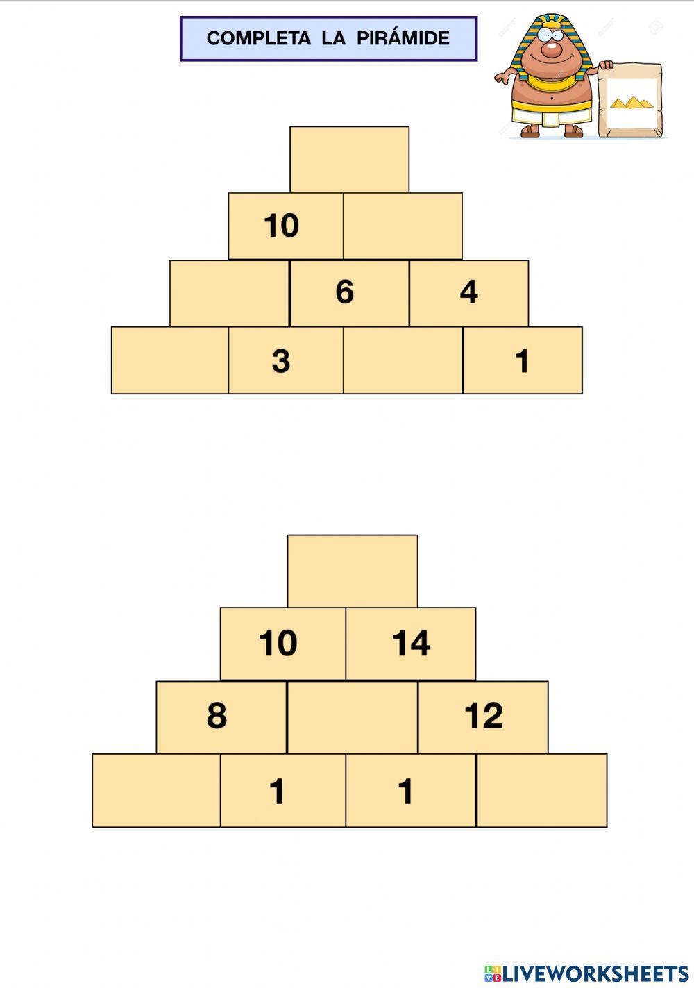 Pirámide de números