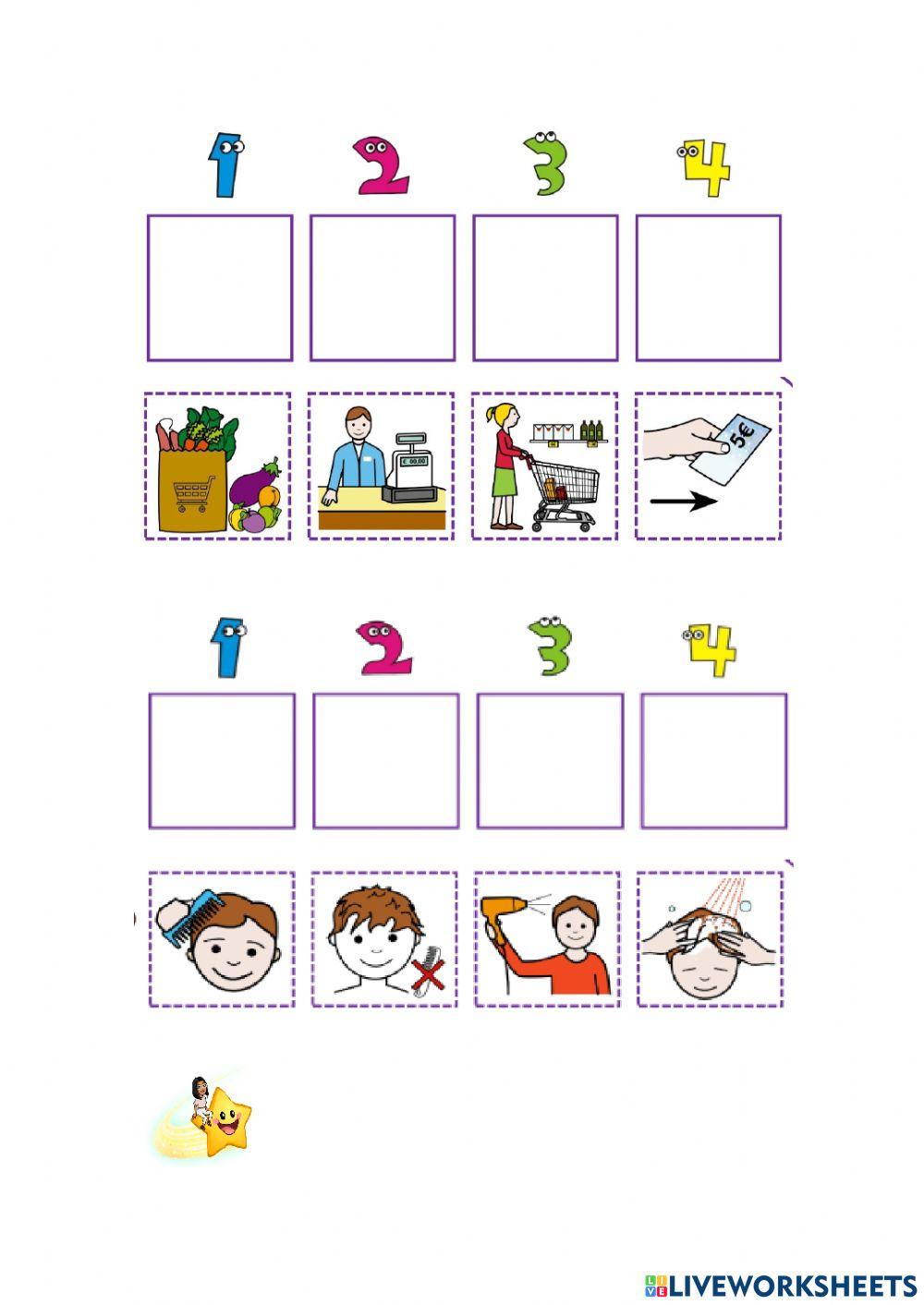 Ordenamos las frases