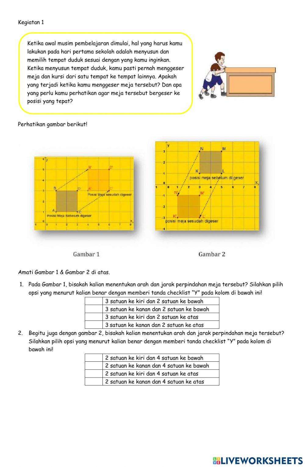 Transformasi Geometri Transalasi