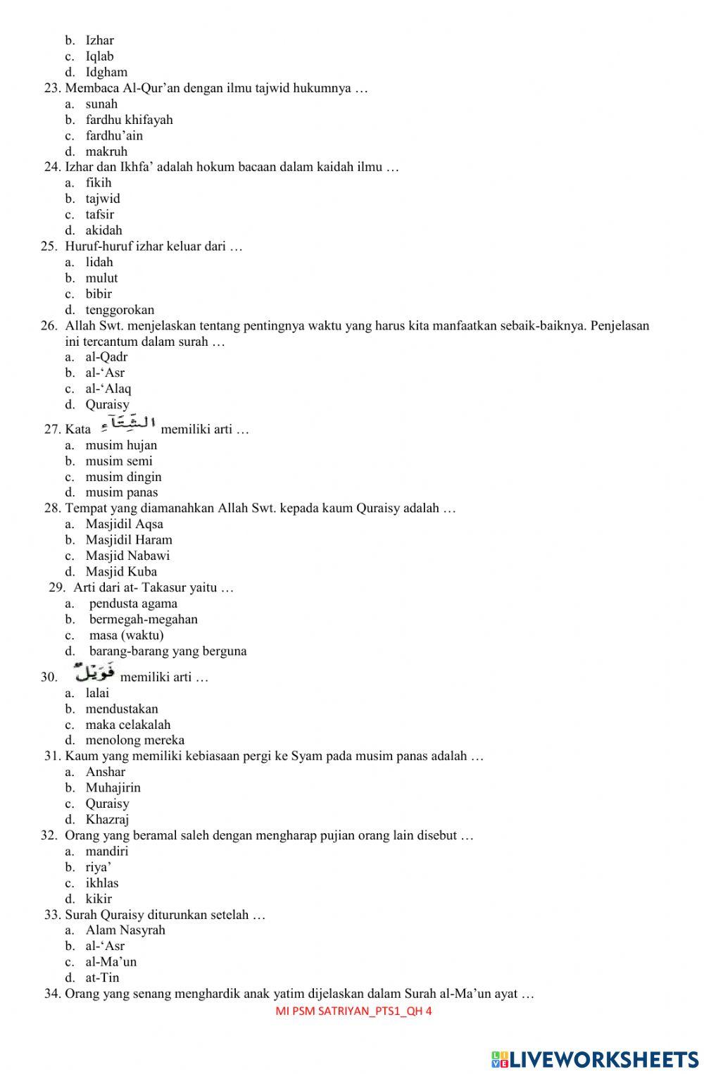 Pts ganjil qurdis 4 22.23