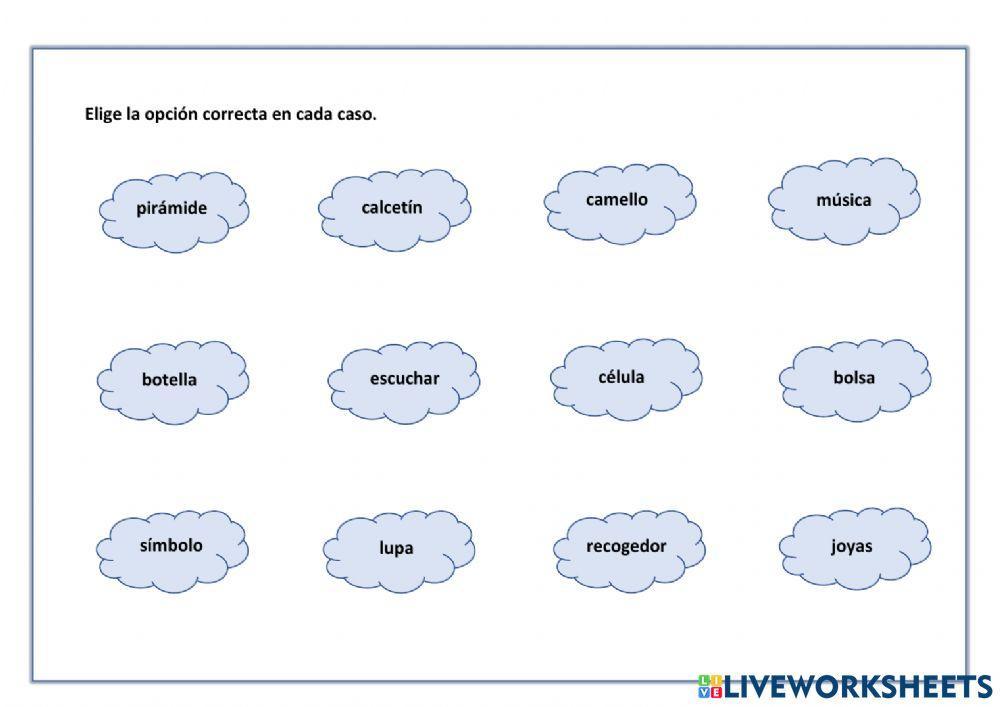 Palabras agudas, llanas y esdrújulas