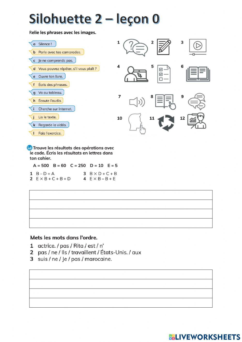 Examen leçon 0 - silohuette 2