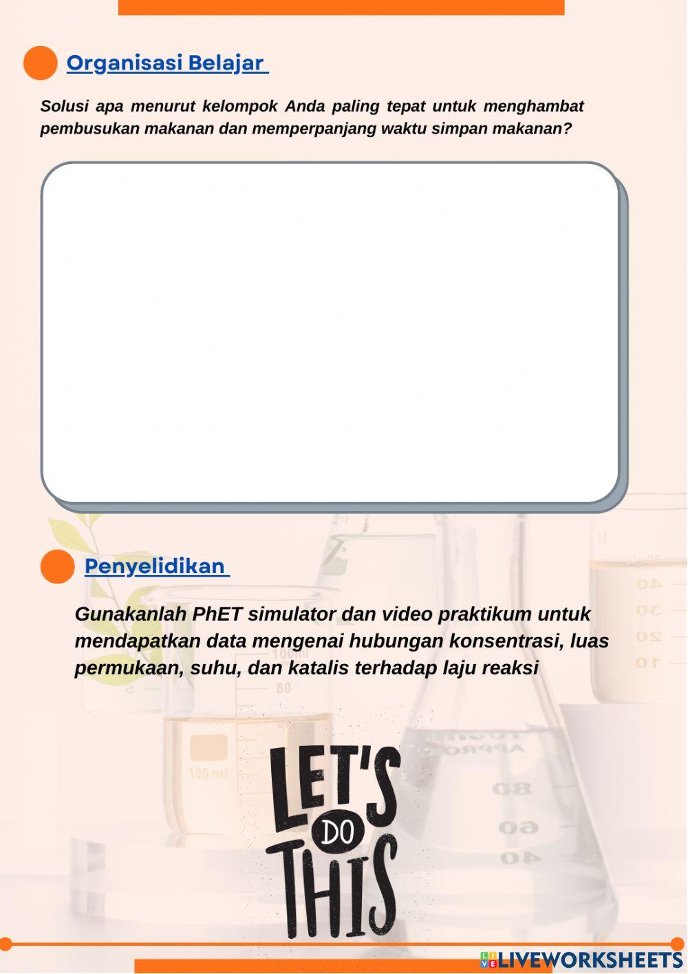 Faktor Laju Reaksi
