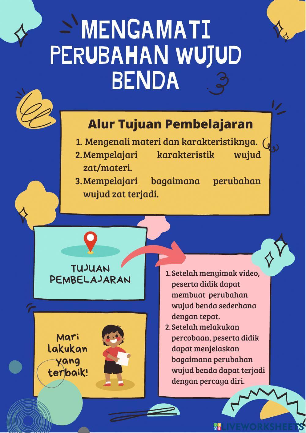 Percobaan Perubahan Wujud Benda