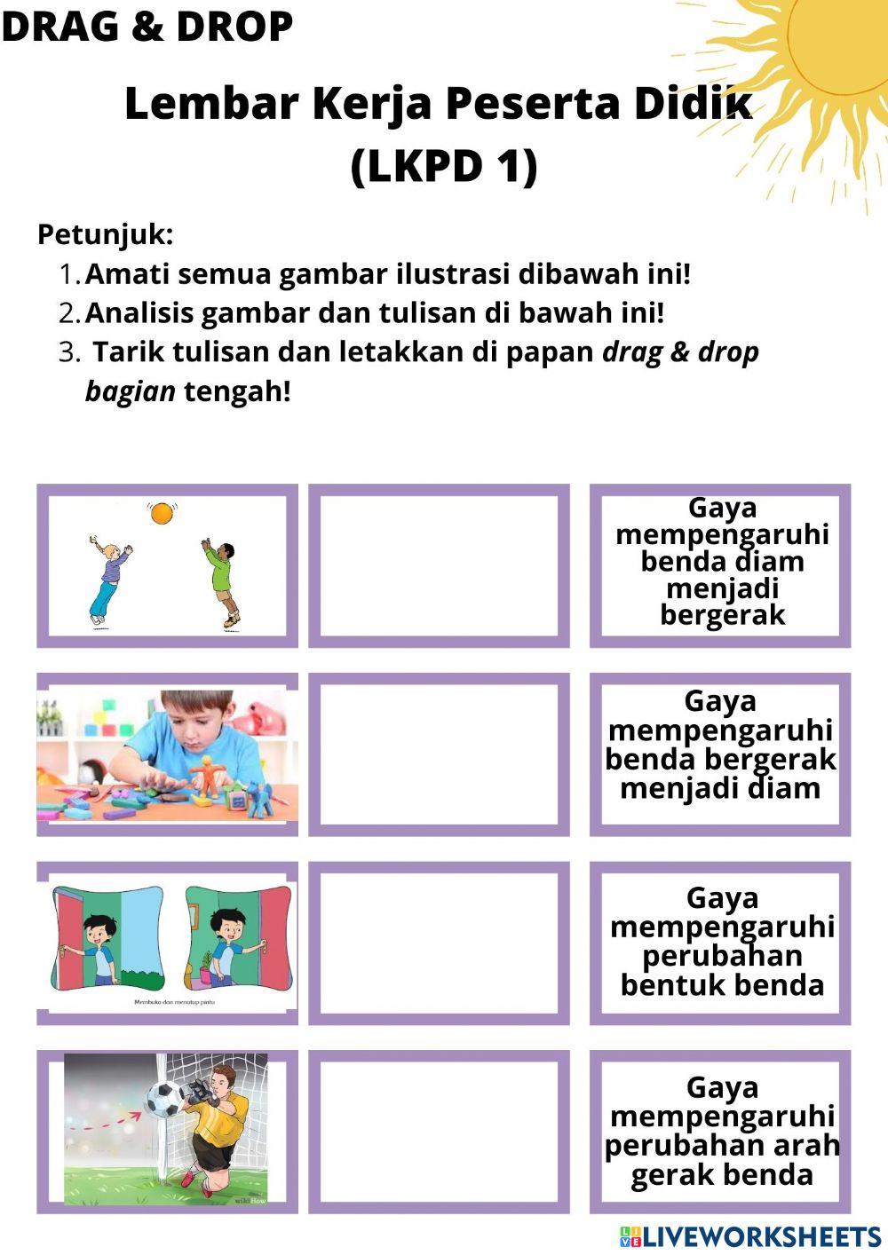 Lkpd 1 pengaruh gaya