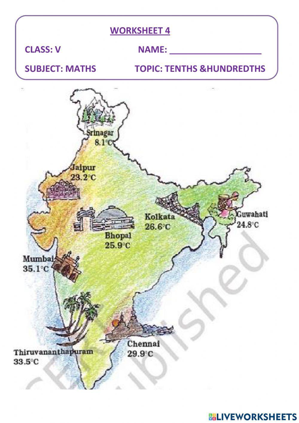 Tenths and Hundredths
