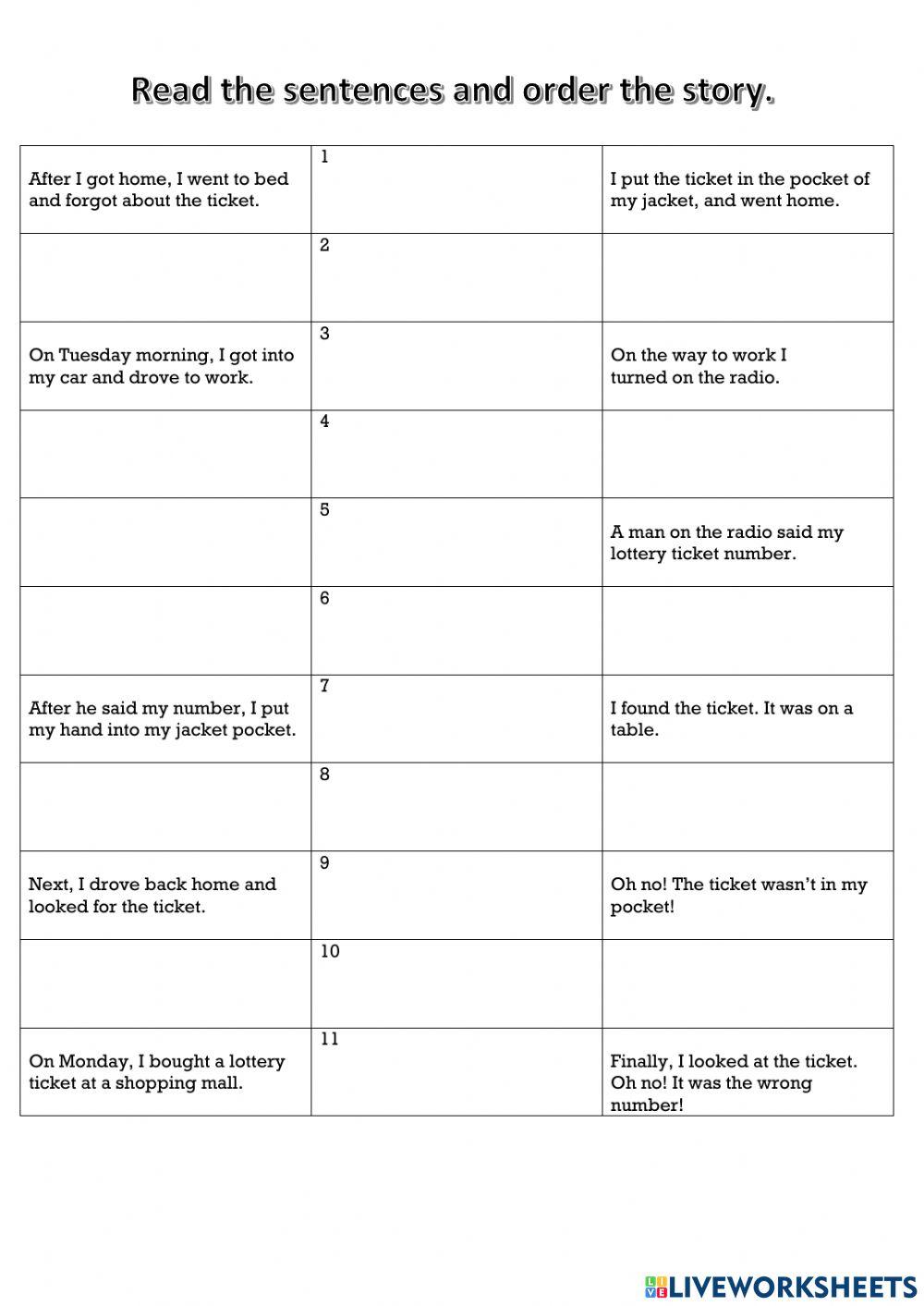 Past Simple Exercises 1