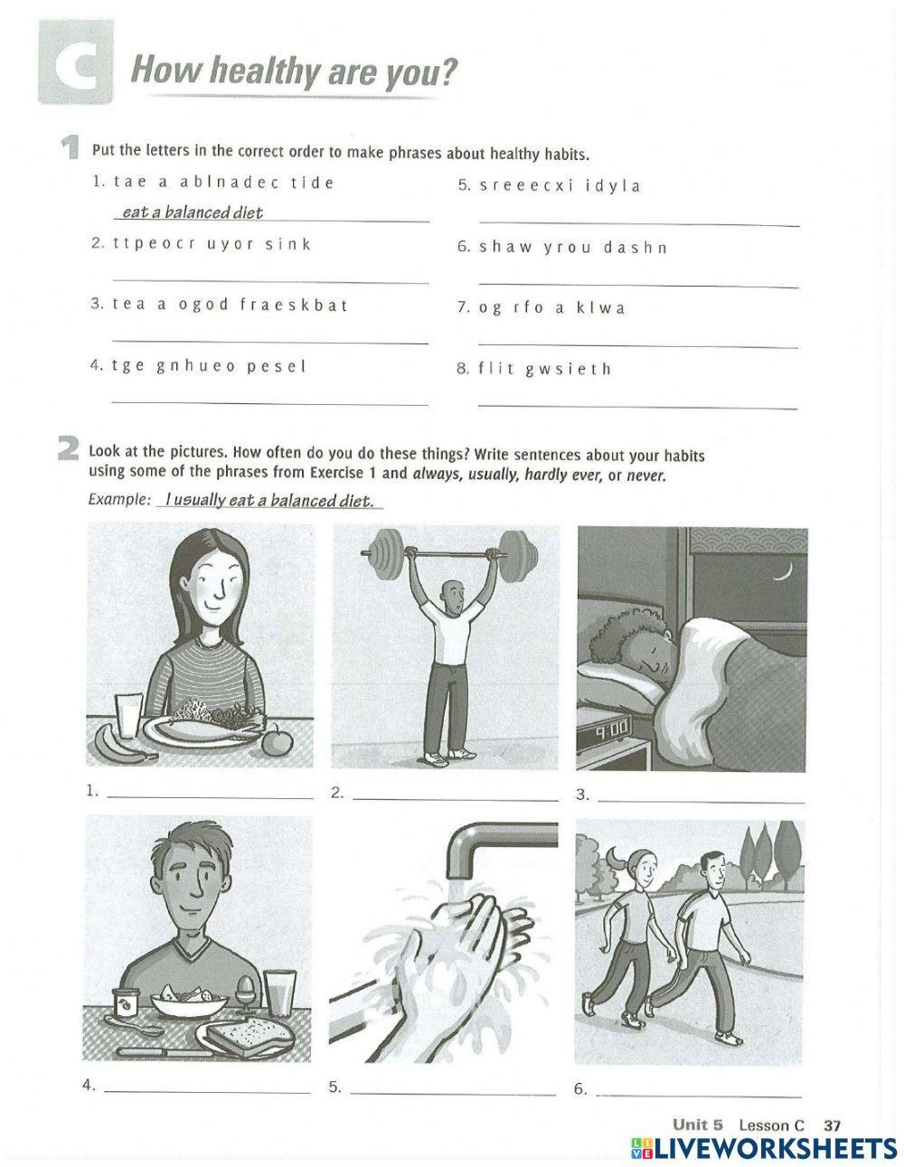 Mien unit 5C How healthy are you?