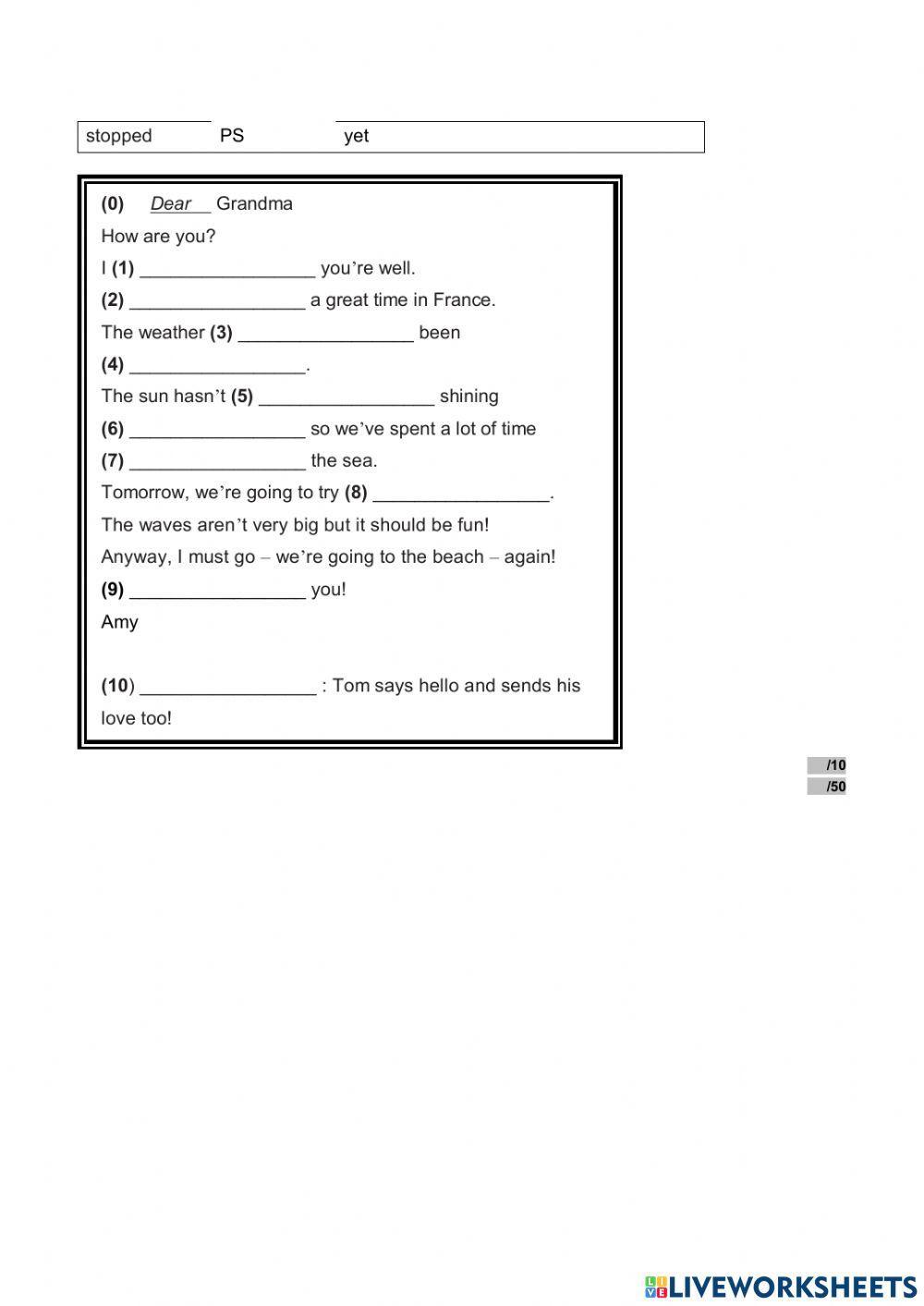 Wider World 2 - Unit 9 - Language check