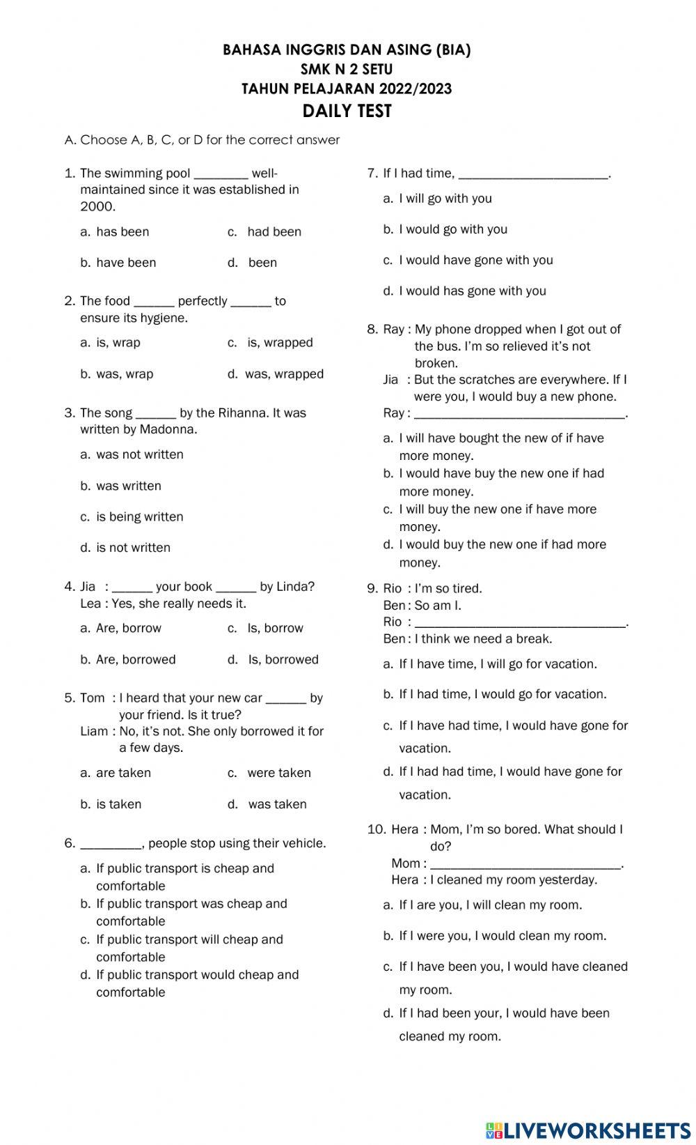 Pekan Ulangan Bersama