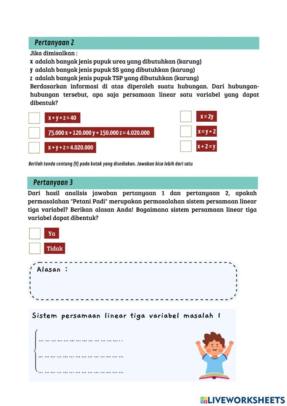 Literasi numerasi spltv pertemuan 1