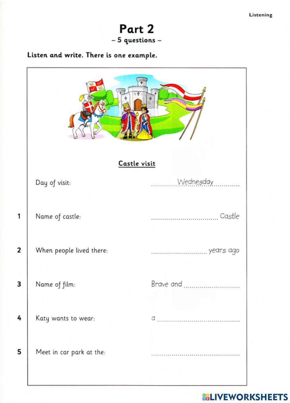 Flyers Part 2 Listening