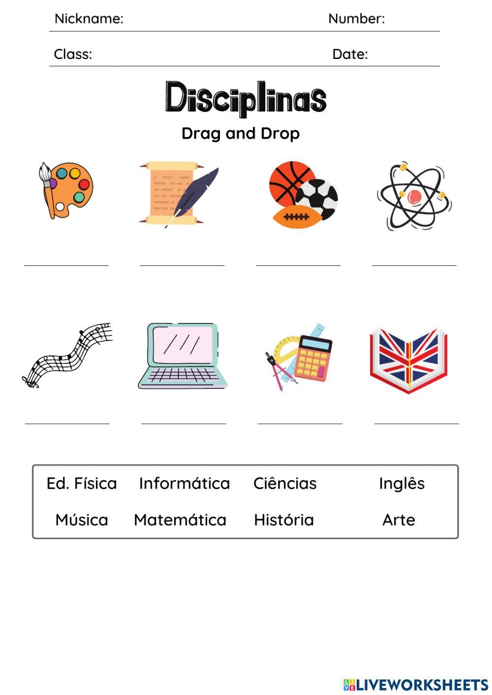 Exemplo de Atividades