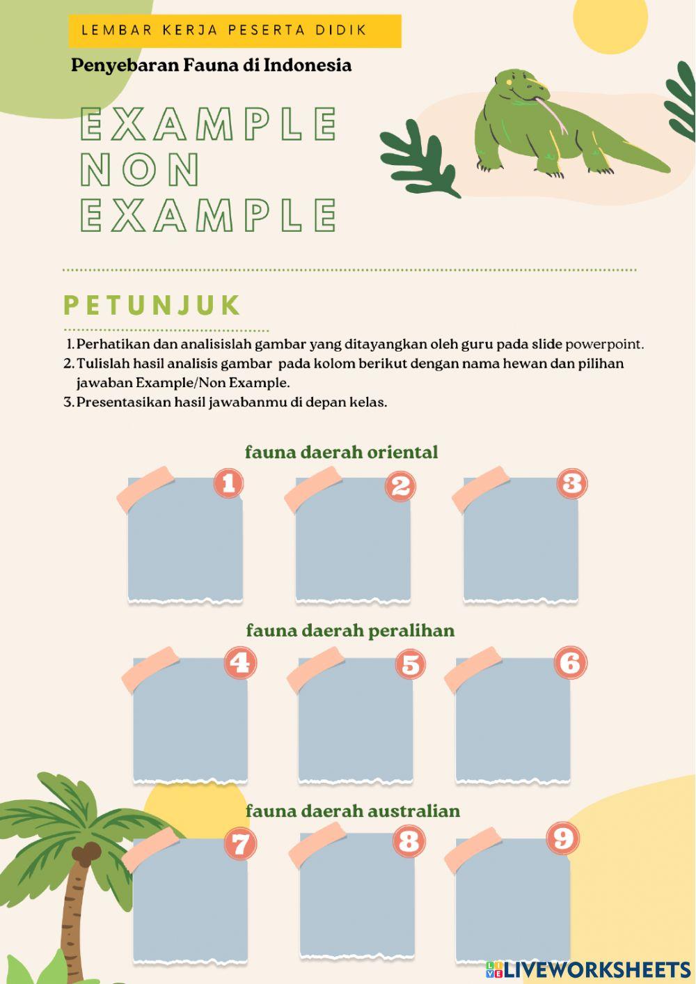 Lkpd penyebaran fauna indonesia kelas x kurikulum merdeka