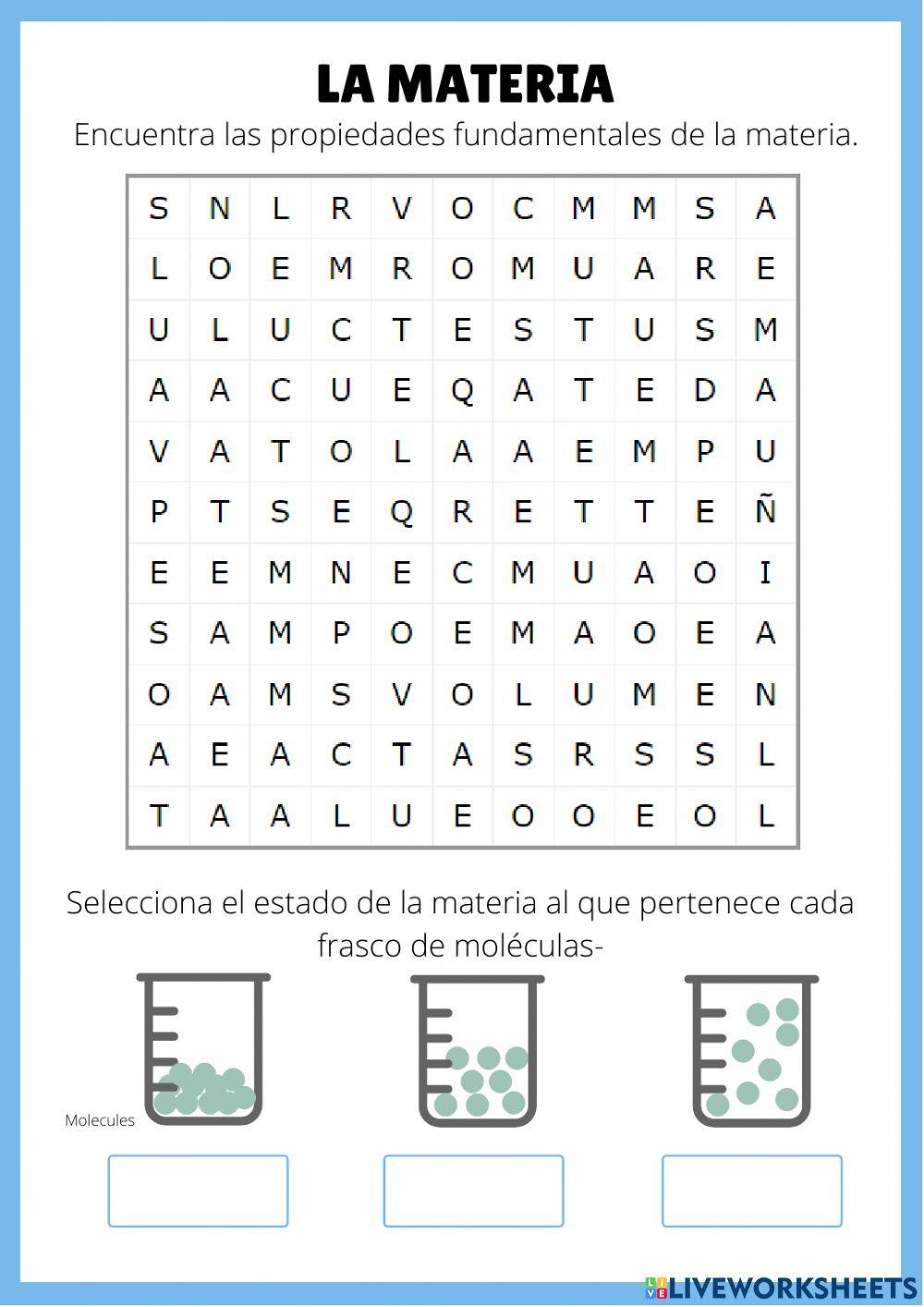 La materia La materia