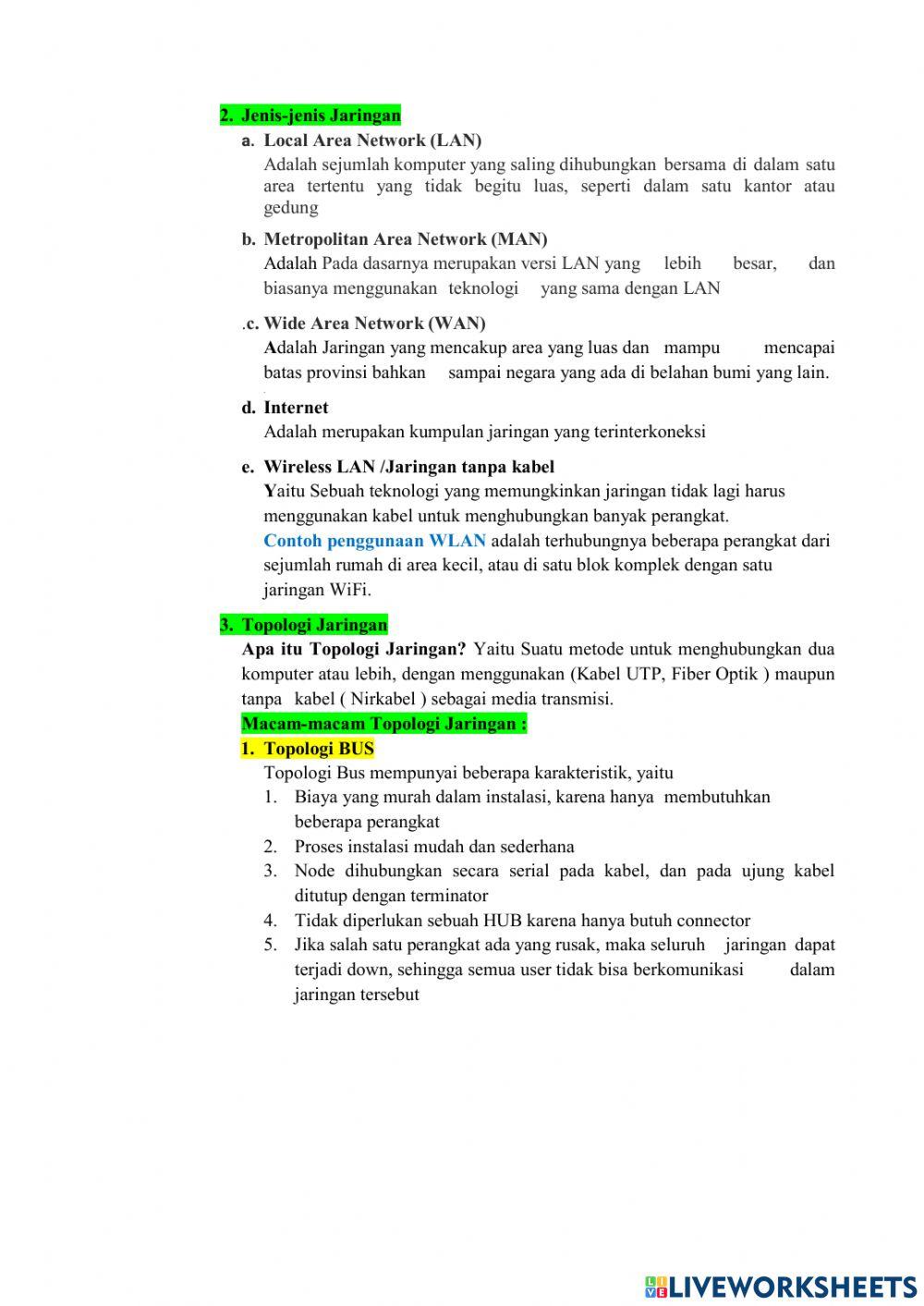 LKPD-TIK Materi Jaringan dan Topologi