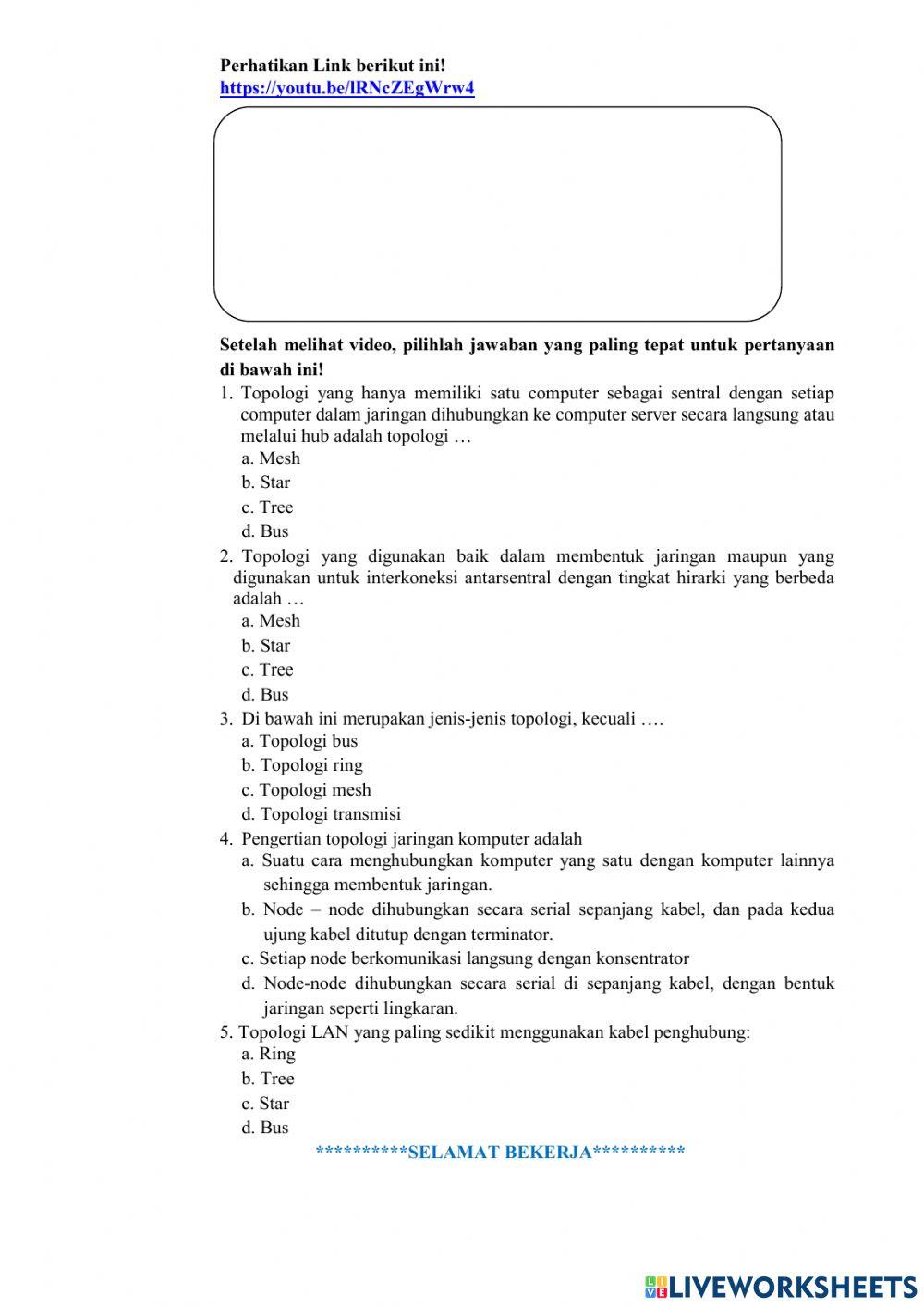 LKPD-TIK Materi Jaringan dan Topologi