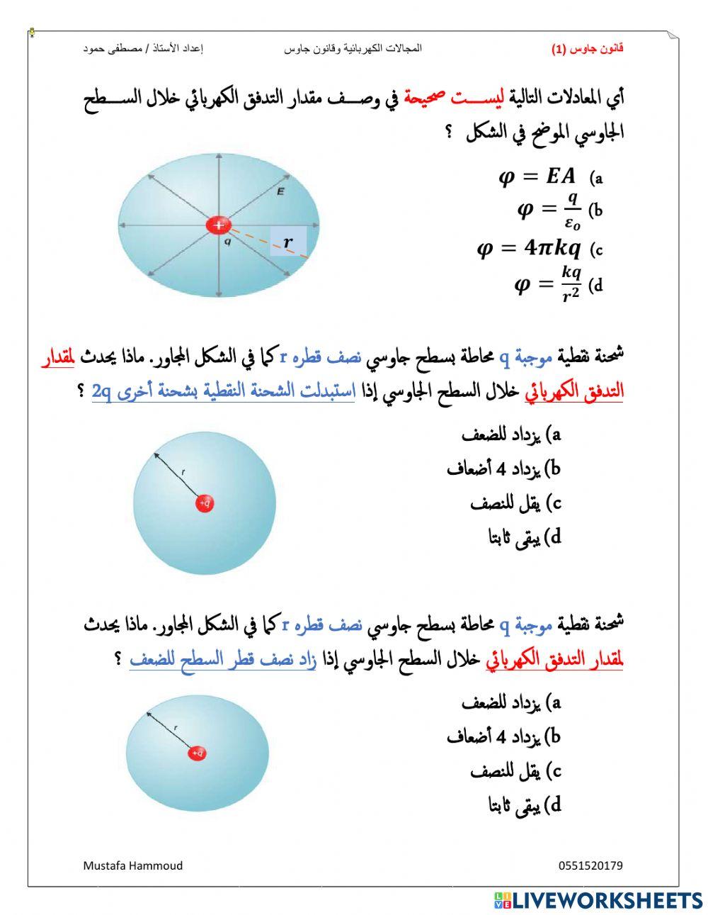 قانون جاوس 1