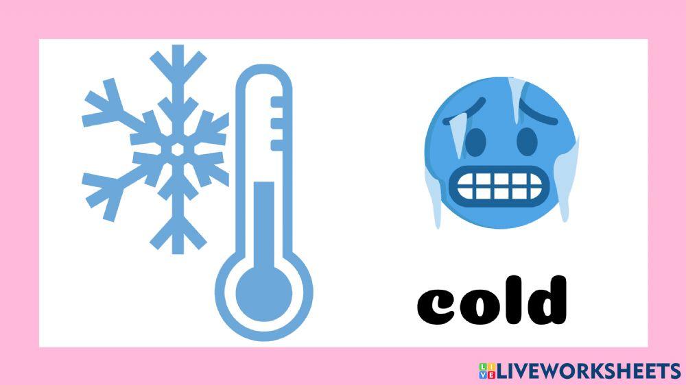 Listen and repeat:Cold Weather