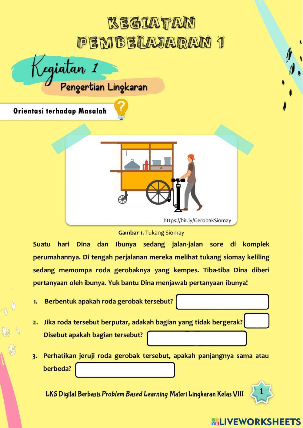 LKS Lingkaran - Unsur-unsur Lingkaran