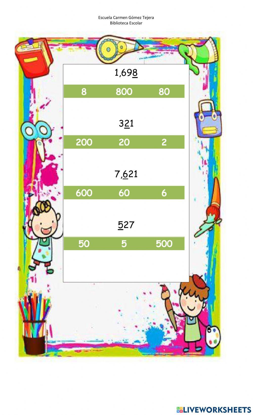 Notación desarrollada