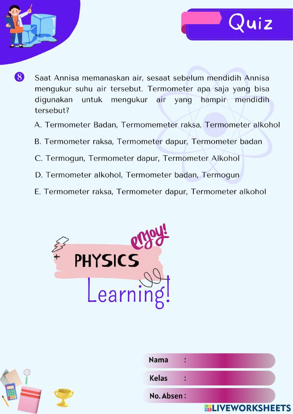 Quiz Alat Ukur Suhu