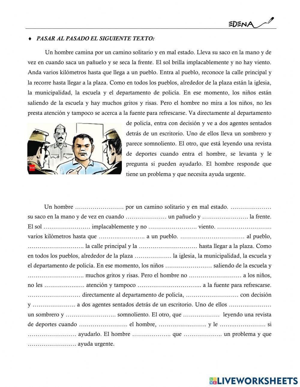 Pretérito perfecto simple e imperfecto