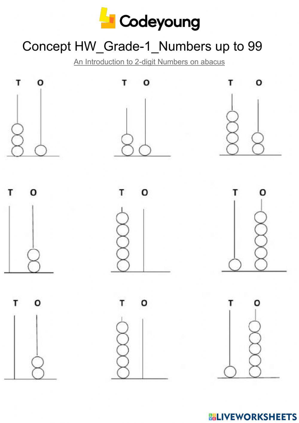 2168778 understanding 2 digit numbers on an