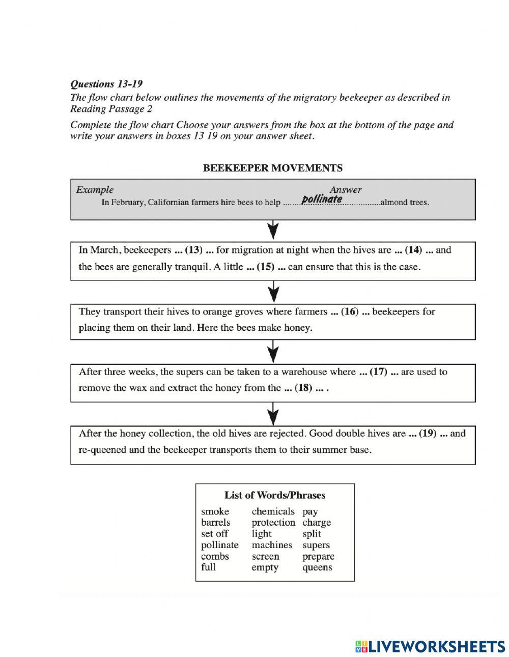 IELTS READING FLOW CHART COMPLETION 2876099 | Han Nguyen