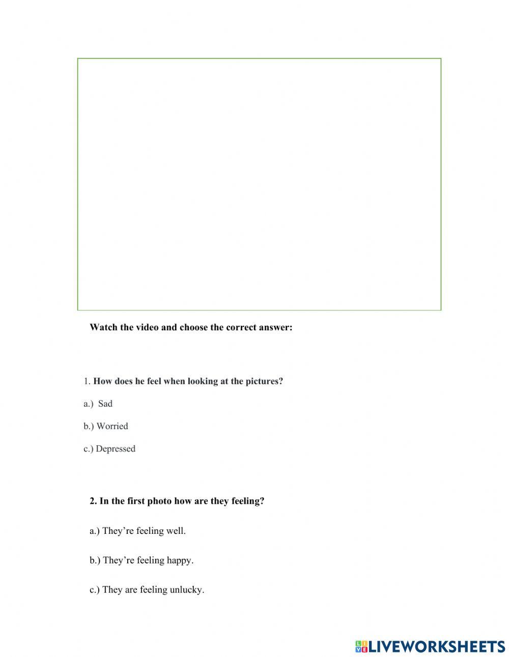 Personality and feelings.