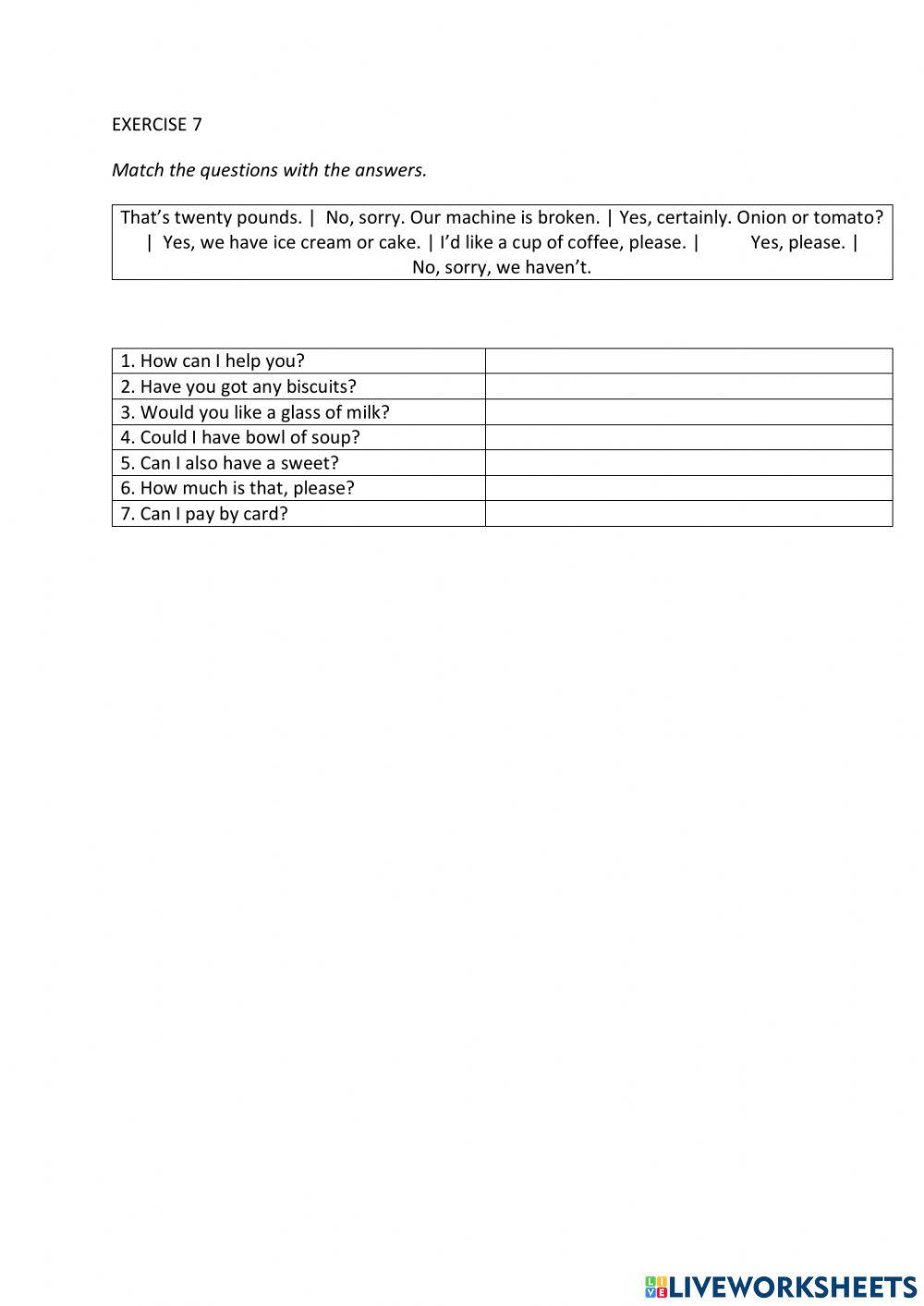 IE0, Unit 3, Langauge Builder, Exercise 7